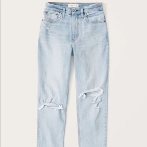 Abercrombie Curve Love High Rise Mom Jeans